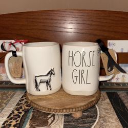 Rae Dunn Horse Girl Mug
