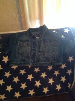 Younique jean half jacket size XL
