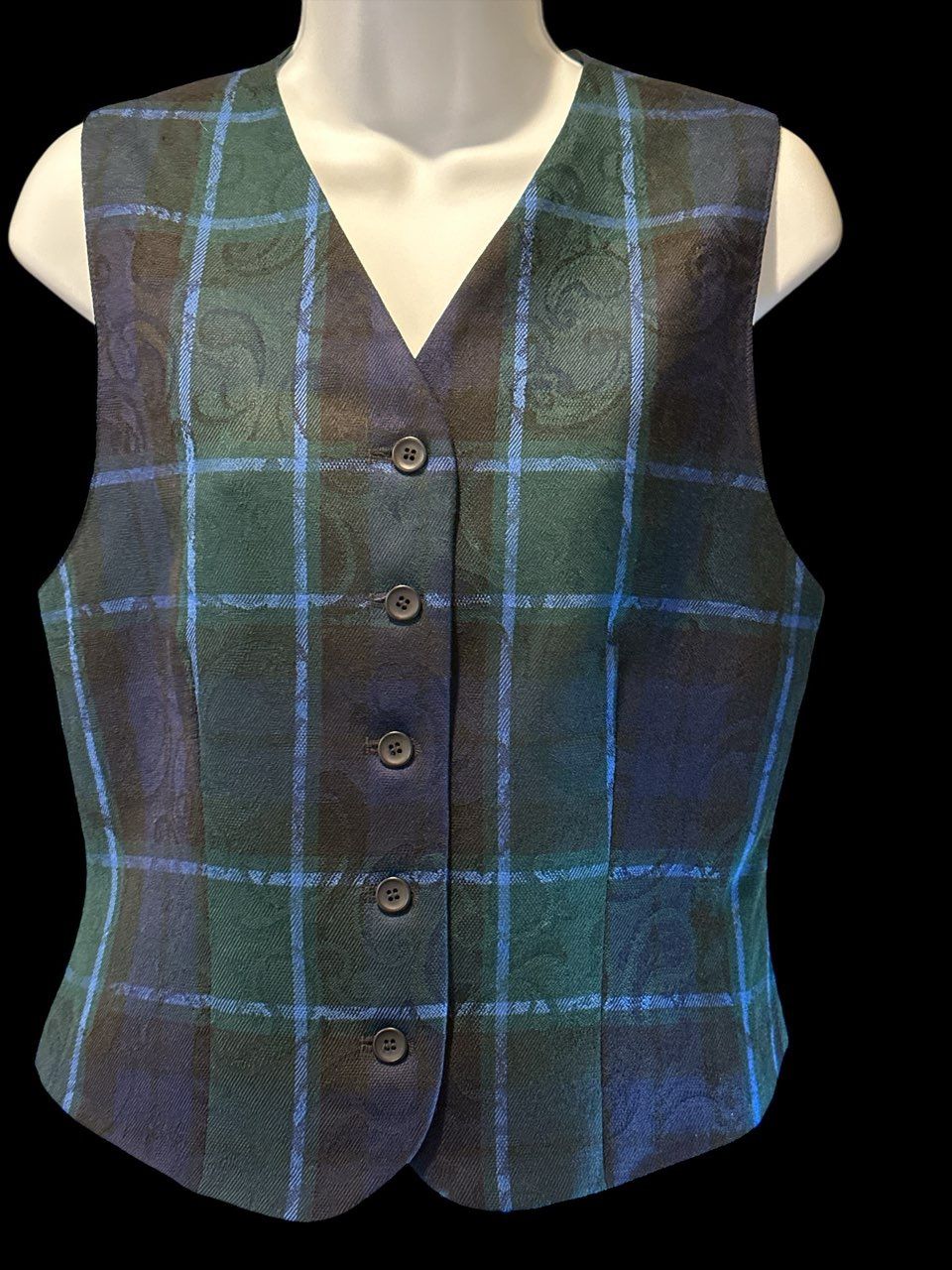Pendleton Vintage 100% Pure Virgin Wool Checkered Vest