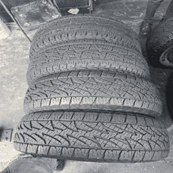 process approach 265 70 17 SET OF 4 BRIDGESTONE ALL TERRAIN TIRES WITH 80%