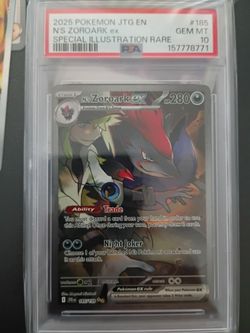 PSA 10 N's Zoroark ex Special Illustration Rare 185/159