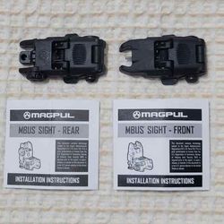 Genuine Magpul MBUS sights, like new!