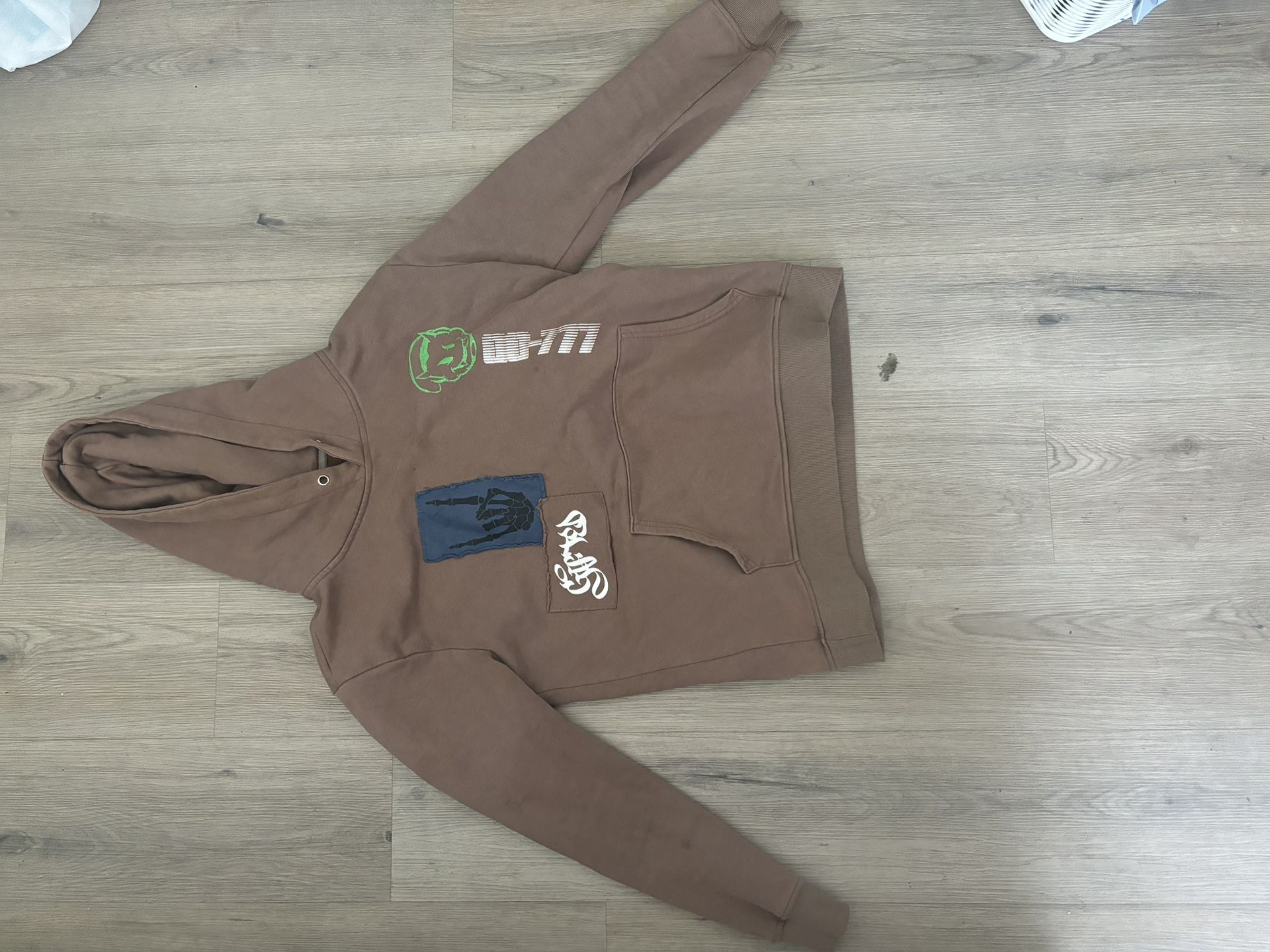 Brown Colorful Hoodie