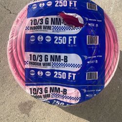 WIRE10/3 G NM-B Indoor Wire 250FT $250 Each One