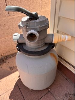 Pool pump and sand filter for above ground pool/ Must pick up 7/26