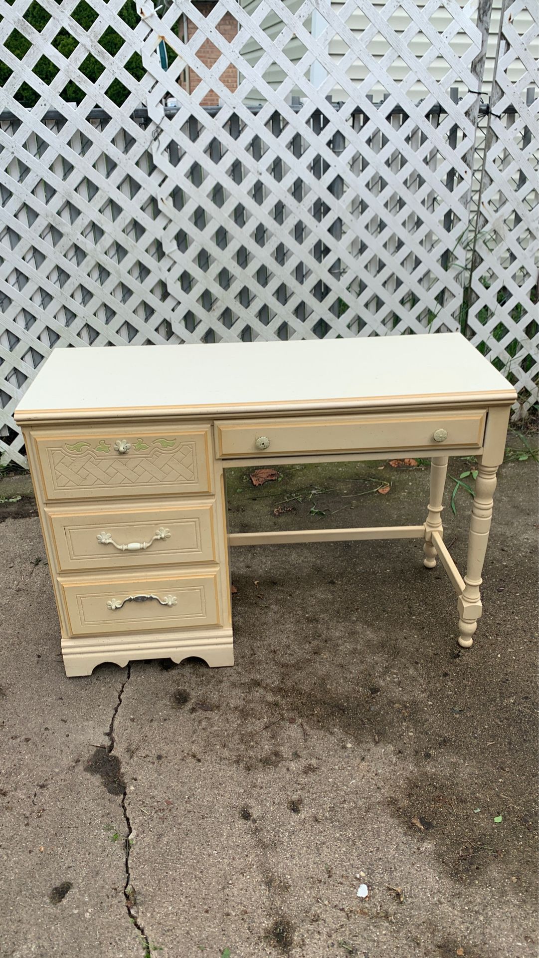 Wood desk antique