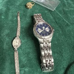 Watches fossil Watch And Ladies Gruen Watch 