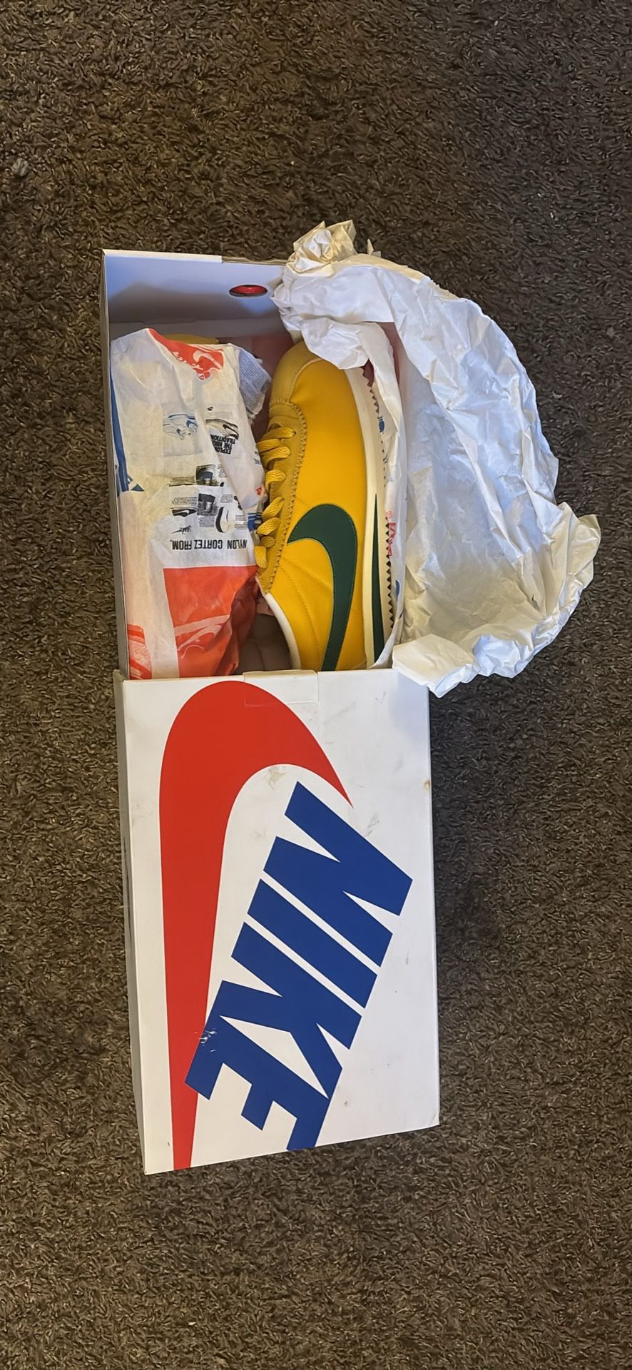 2017 Nike Cortez XLV Yellow Ochre/Green