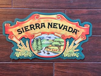 (11) Sierra Nevada Logo Tin Beer Sign - 20” x 11”