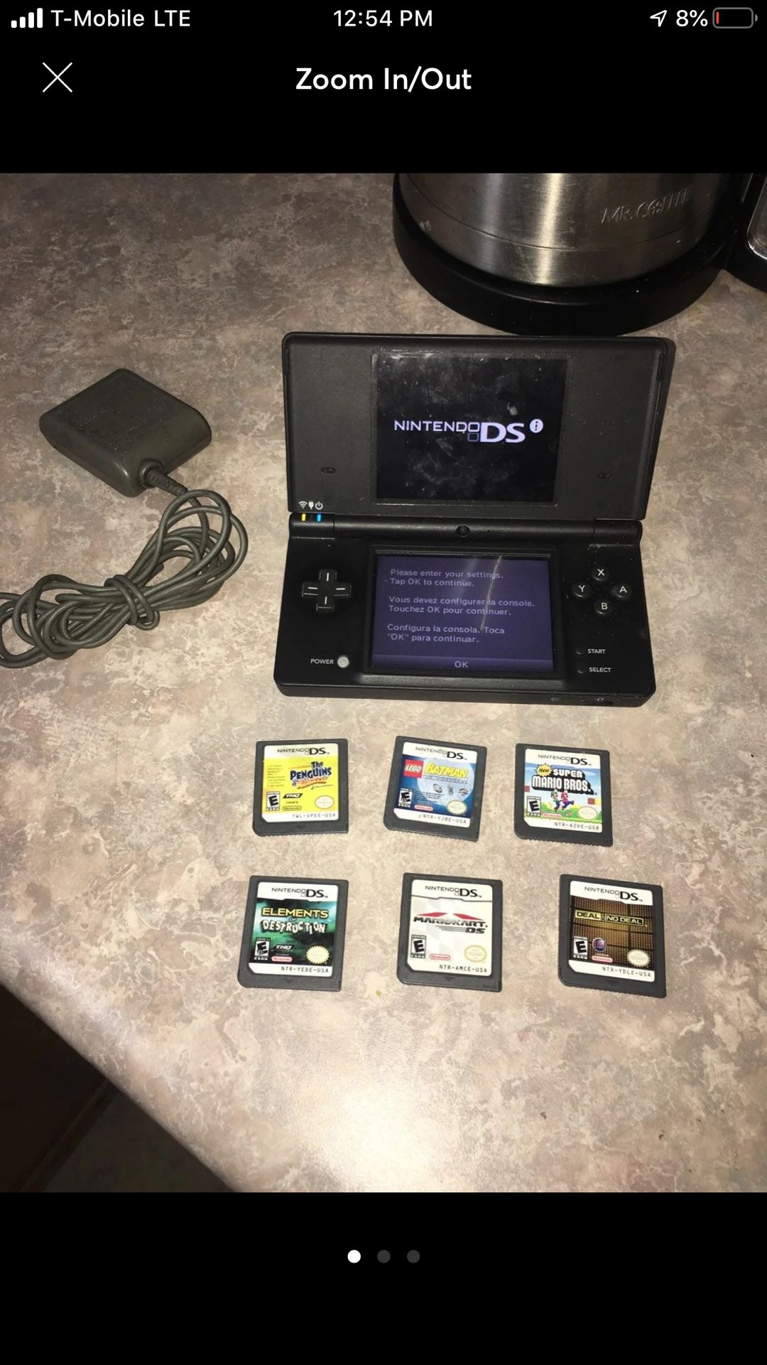 Nintendo DSI with 6 games