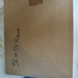 32 In TV wall Mount And Outdoor Cover - New In Box Never Used