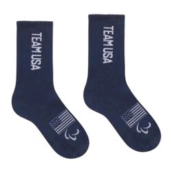 SKIMS Team USA Olympic paralympic Flag Socks Medium