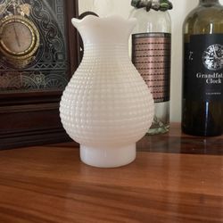 Milk Glass Hurricane Lamp Shade