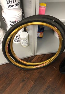 Bmx racing rims with tires 20 inch