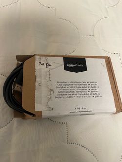 Amazon Basics DisplayPort to HDMI Cable 6ft