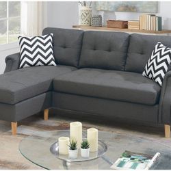 SECSIONAL SOFA BLUE GREY NEW IN BOX ☎️ 1714586,2564 PICK UP PRICE