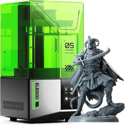 ELEGOO Mars 5 Resin 3D Printer with 4K Mono LCD,Automatic Leveling, Desktop 3D Printer with Printing Size of 5.65 * 3.53 * 5.91 inches
