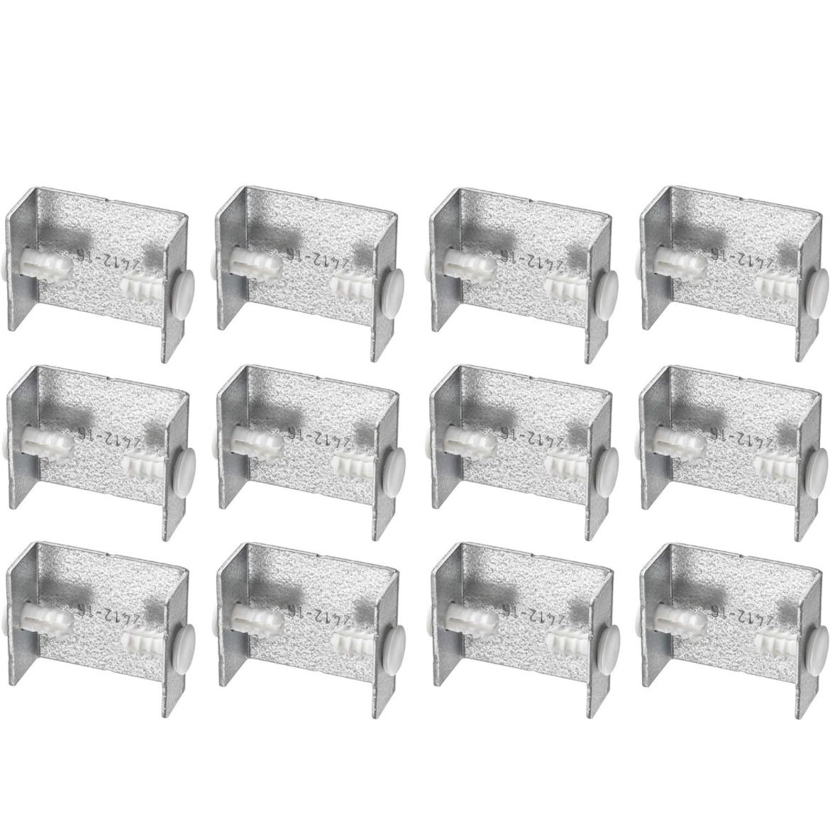 IKEA EKET Connection Hardware for Cabinet Galvanized steel, 803.346.17 (12-PACK)- Herrajes de conexión para gabinete