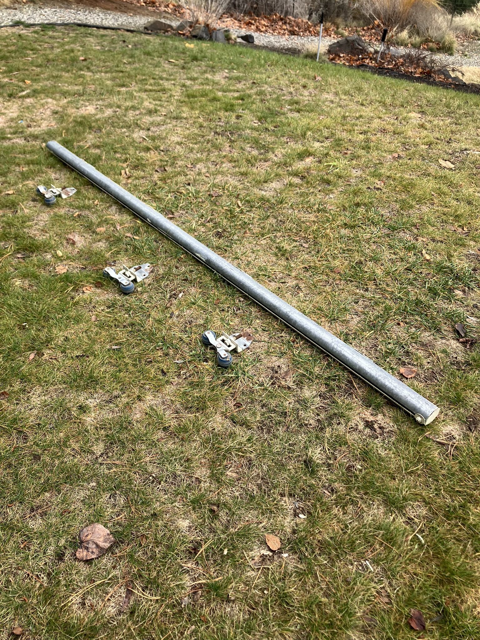 Galvanized Barn Door Track & Howe