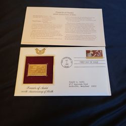 Francis Of Assisi Gold Stamp