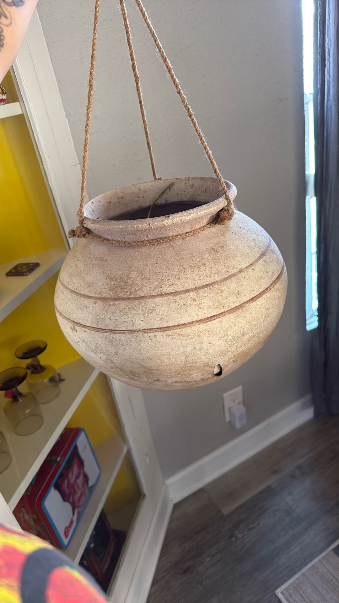 Clay Pot For Hanging Plant