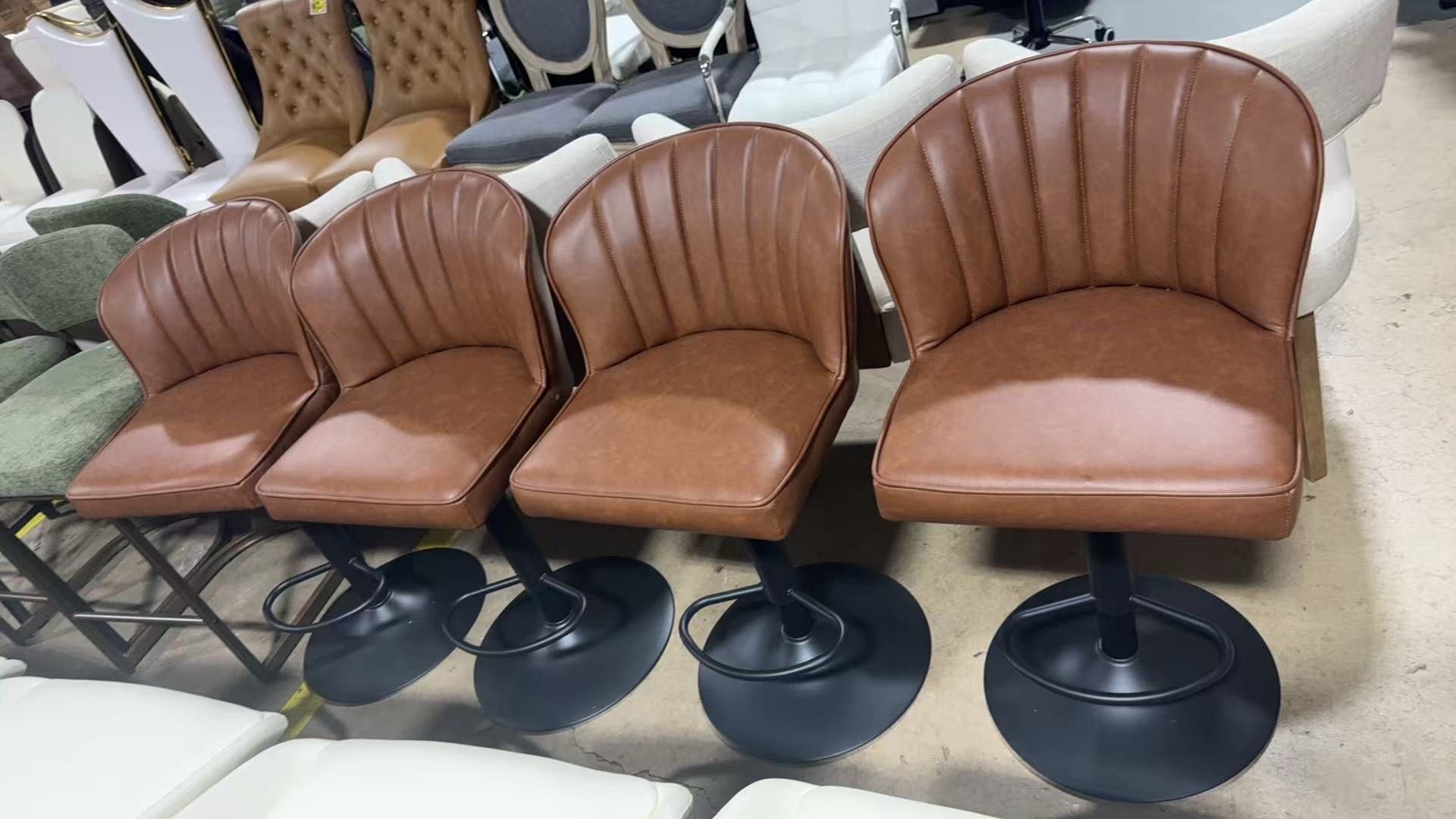 Swivel Counter Height Bar Stools Set of 4
