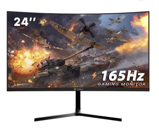 CRUA 24inch, Curved Monitor