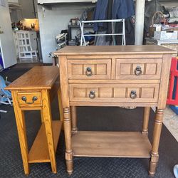 End/Side Table And Entryway Table 