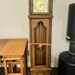 Tempus Fugit Pearl Grandfather Clock