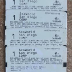 4 Seaworld One Day Park Tickets