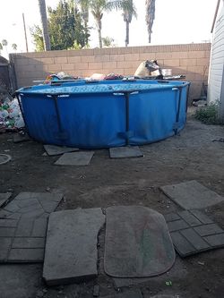Intex pool pretty big