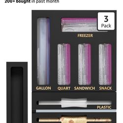 9-in-1 3pcs bamboo storage bag organizer with cutter, new