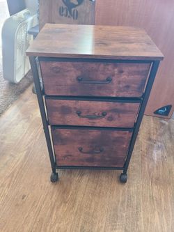 3 Drawer Rolling File Cabinet
