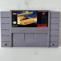 Lamborghini American Challenge Super Nintendo SNES GAME