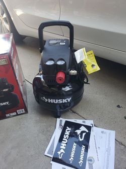 Husky 3 gallon 120psi pancake air compressor