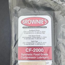 CF-2000 Synthetic Food Grade Compressor Lubricant Oil 1 Quart Original