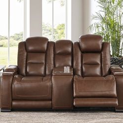 The Man-Den Power Reclining Loveseat

