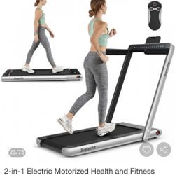 Treadmill 2 In 1 With Speakers & Bluetooth