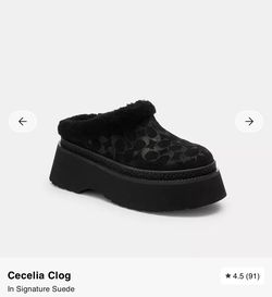 Coach size 9 clogs