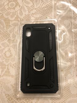 Samsung Galaxy 10A phone case with screen protectors