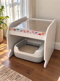 Cat Litter Box Furniture with Scratching Pad – $6 Each or 2 for $8