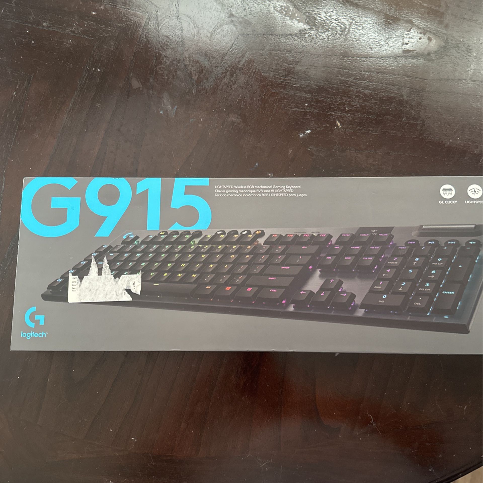 Logitech G915 LIGHTSPEED Gaming keyboard 