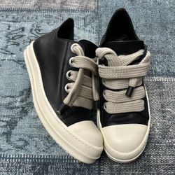 Rick Owen’s Jumbo Lace Black And Cream 