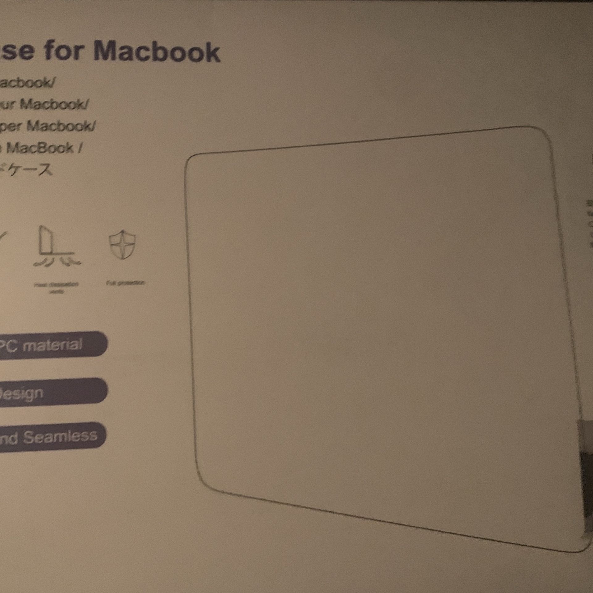 BlueSwan Anti-Cracking Hard Shell Case Compatible with MacBook Air 13 inch M4 M3 M2 2025 2024-2022 A3240 A3113 A2681, Soft TPU Bumper PC Base for Air