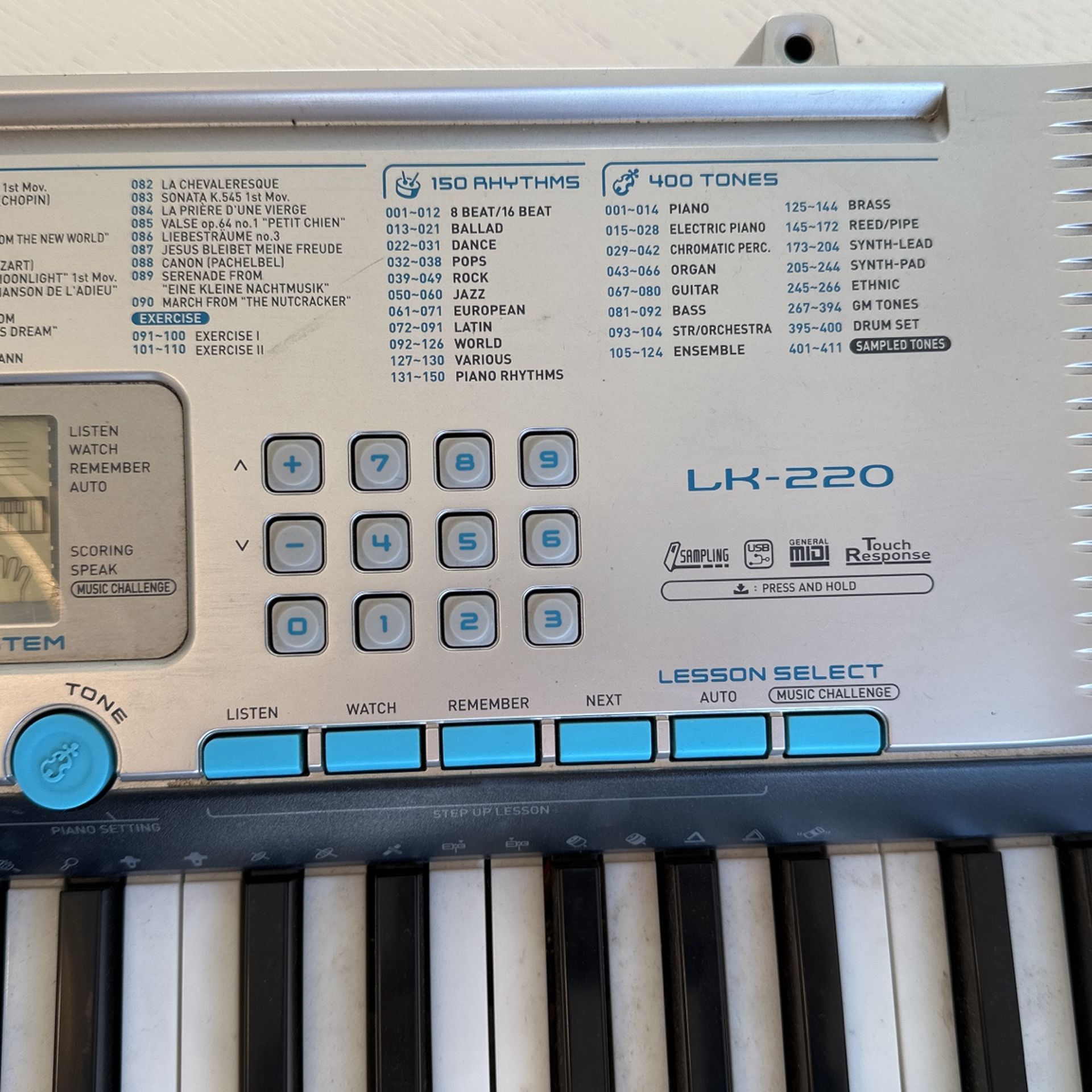 Casio LK 220 Electronic Portable Keyboard