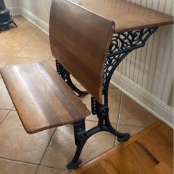 Antique School Desk