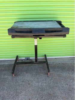 Torin Adjustable Auto Work Station Rolling Tool Tray Shop Cart Mechanic Stand