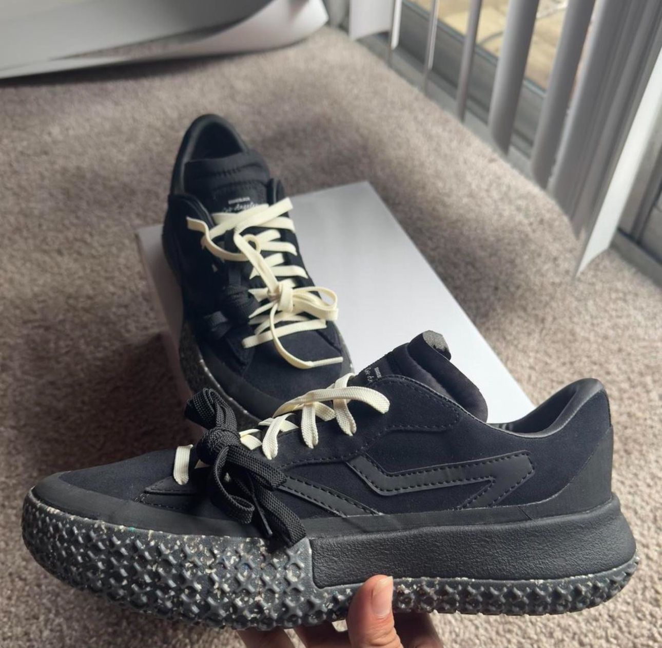 Brandblack Downtown Evo Black "Static" Speckle M285BB Men's Shoes Size 10 NEW