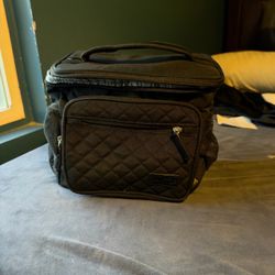 Black Insulated Lunch Bag