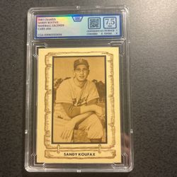 Sandy Koufax 1980 Baseball Legends Card— Graded